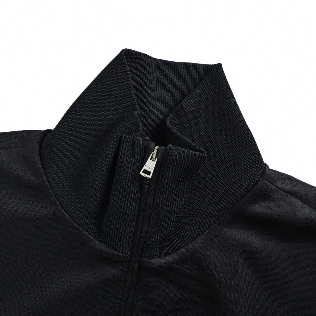 Web Stripe Jersey Tracksuit | Black