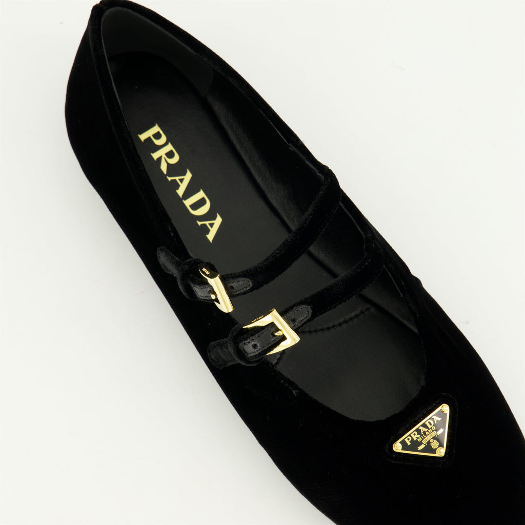 Velvet Ballet Flats