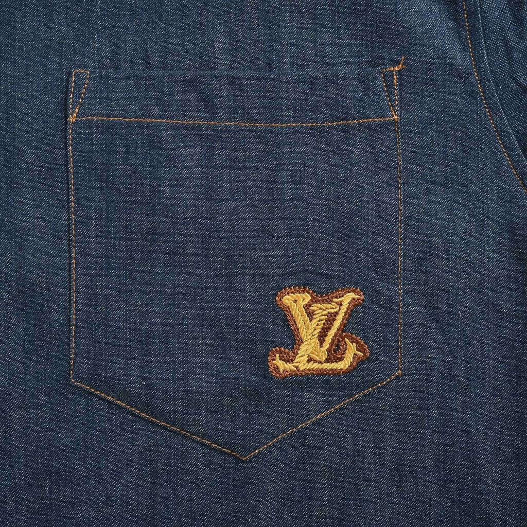 Embroidered Denim Shirt