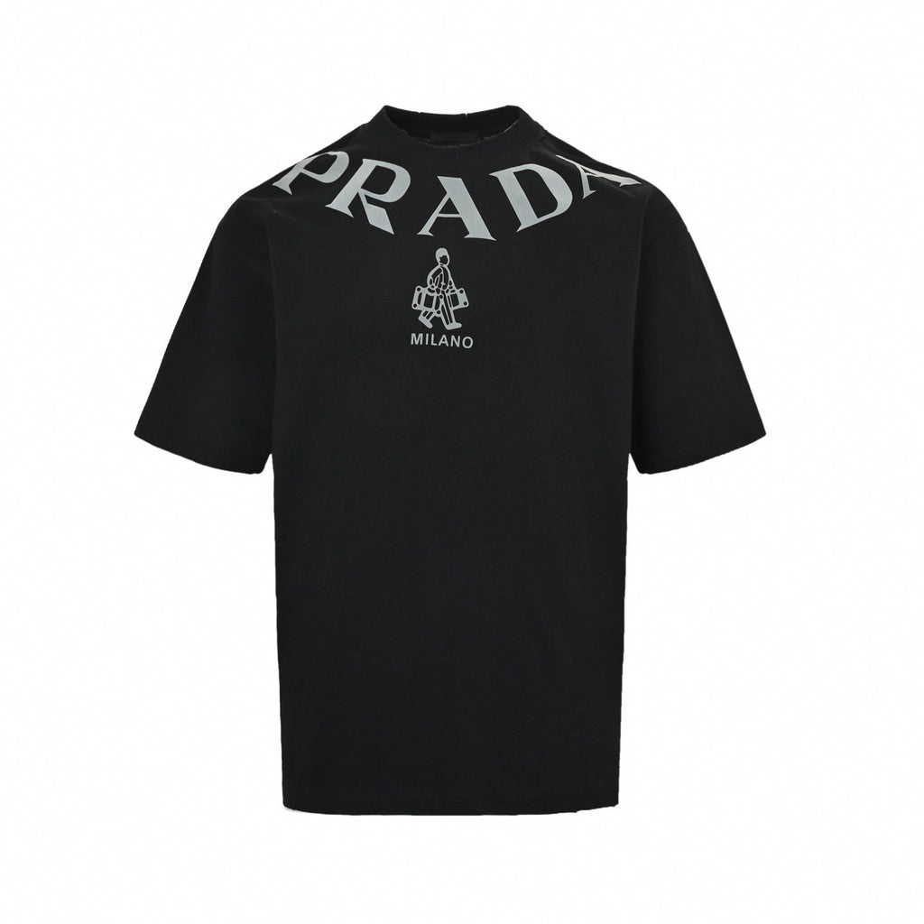 Curved Logo & Porter Graphic T-Shirt