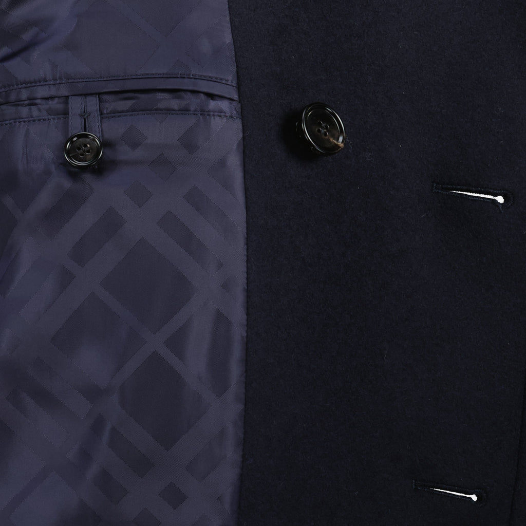 Blue Wool Peacoat