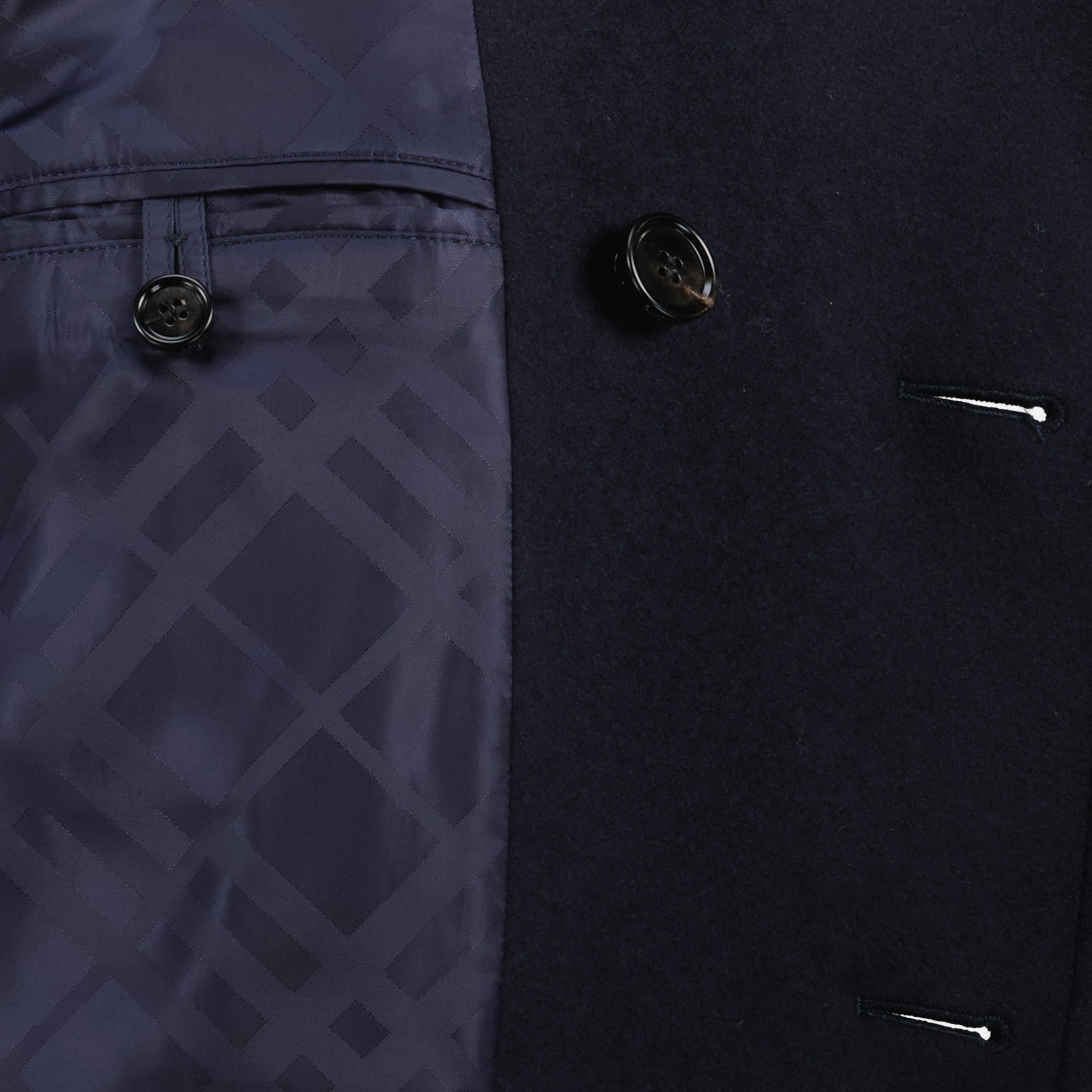 Blue Wool Peacoat