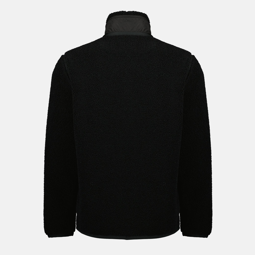 Black Teddy Zip Jacket