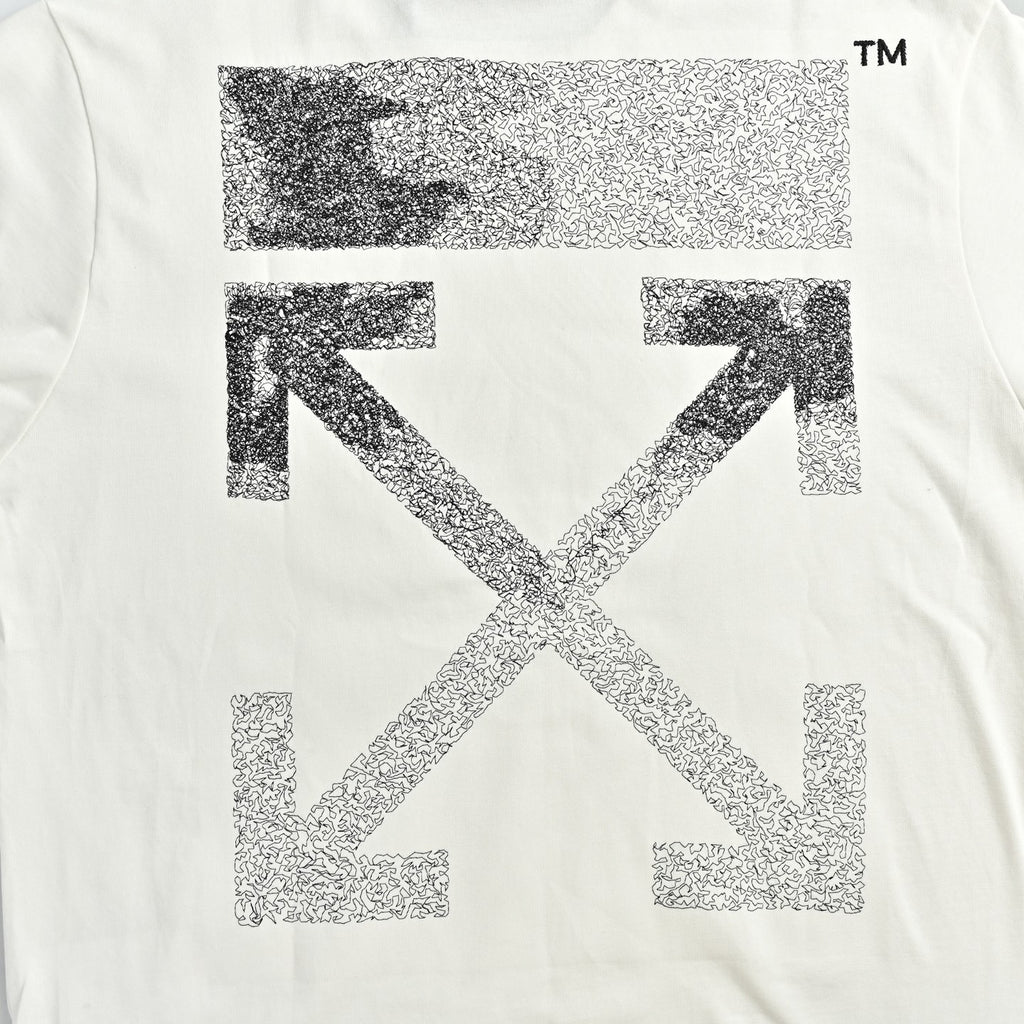 Scribble Arrows T-Shirt | White