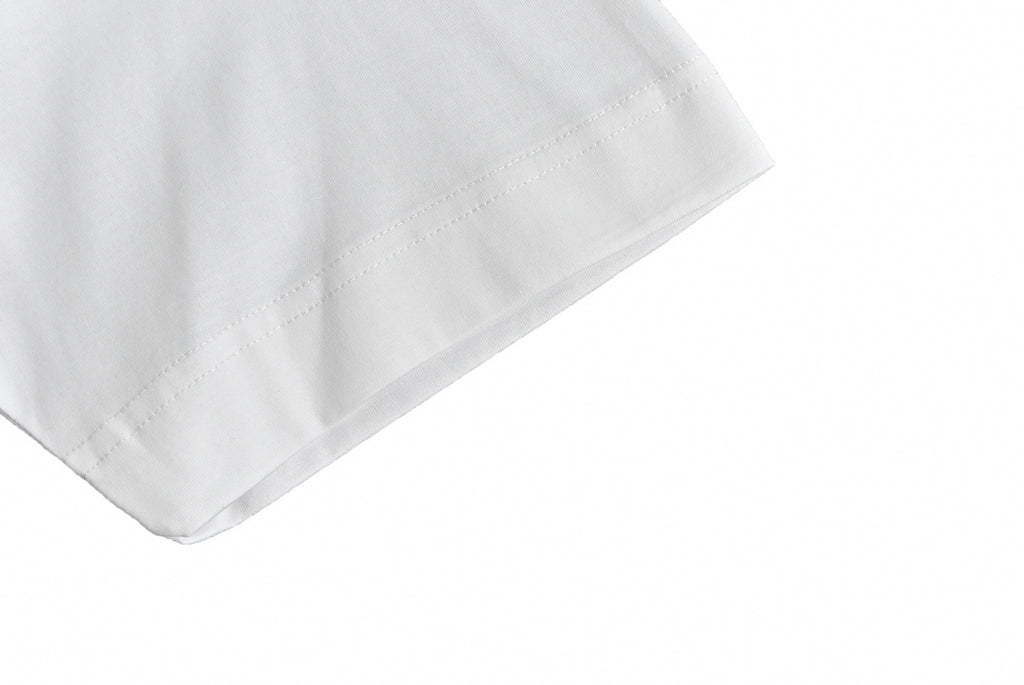 Calligraphic Monogram Logo T-Shirt | White