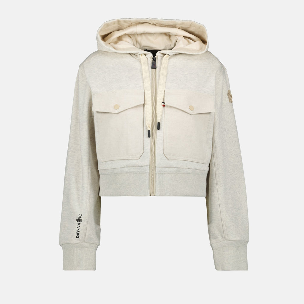 Zipped Cotton Sweatshirt