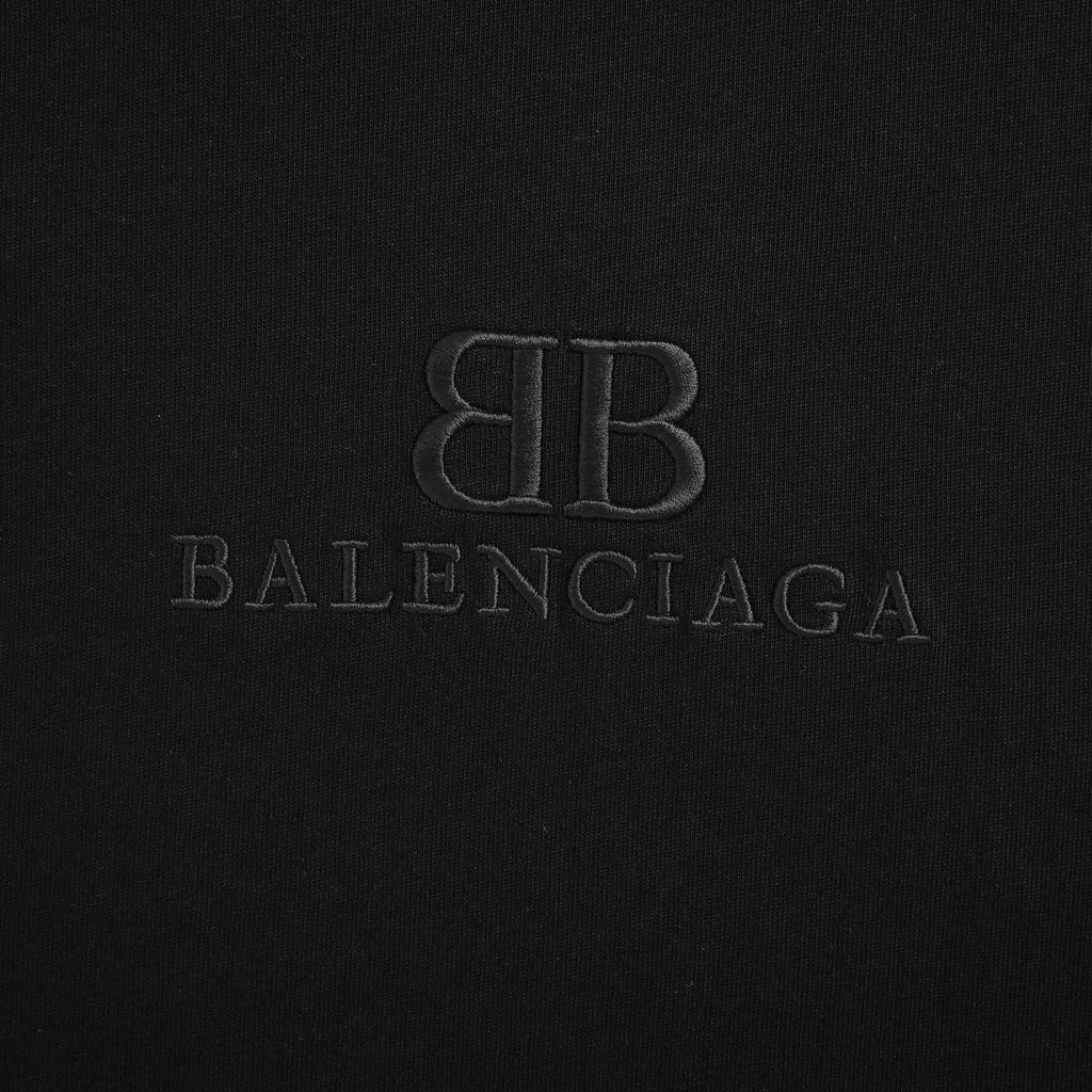 Tonal BB Logo Oversized T-Shirt | Black