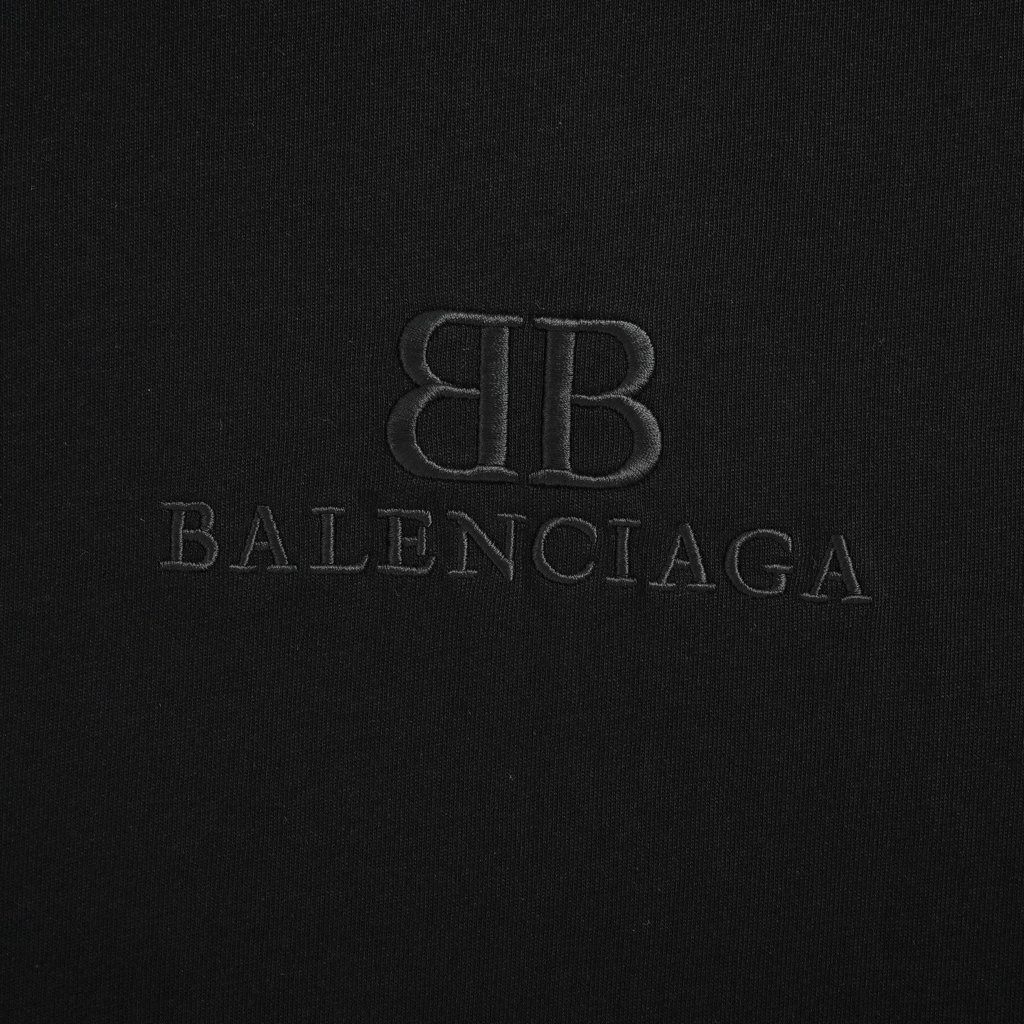 Tonal BB Logo Oversized T-Shirt | Black