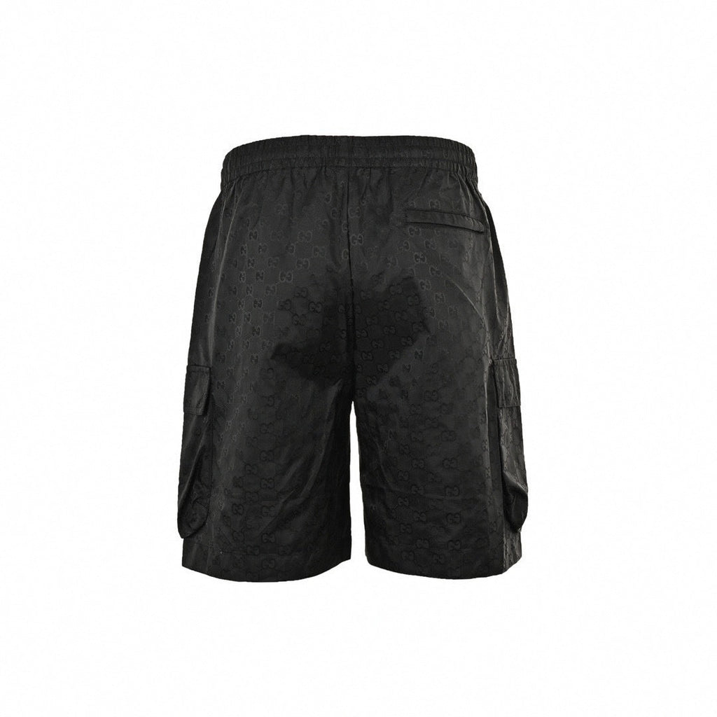 GG Monogram Nylon Cargo Shorts