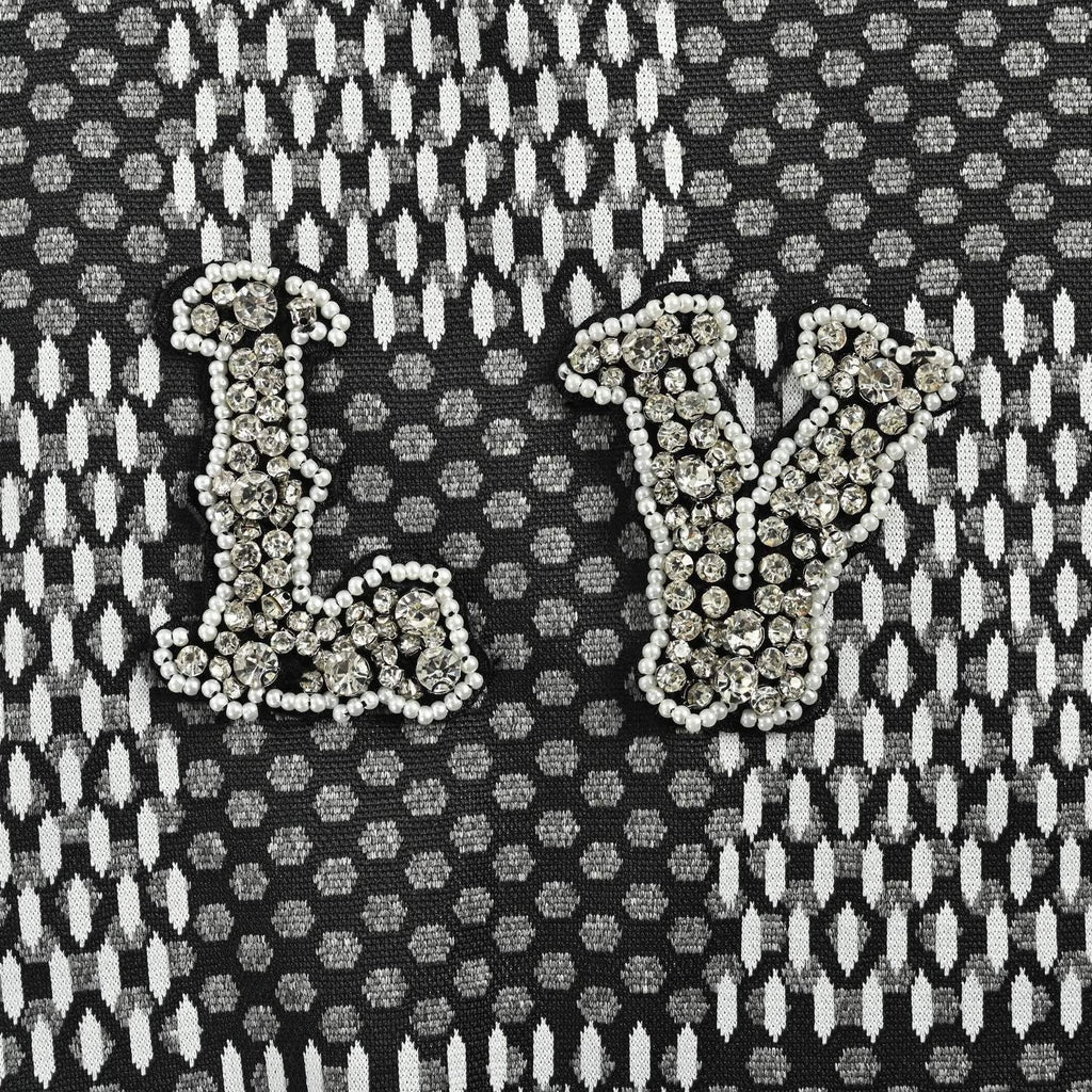 Crystal Damier Knit Ensemble