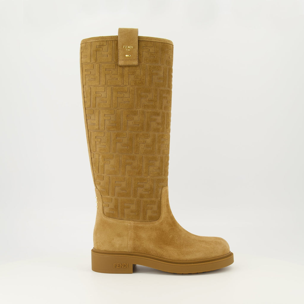 Filo Brown Suede Boots