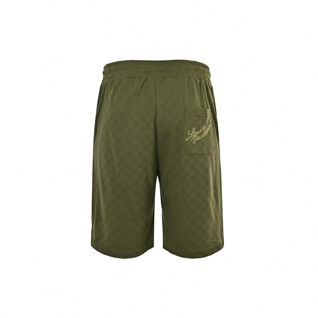 Damier Crest Sweat Shorts