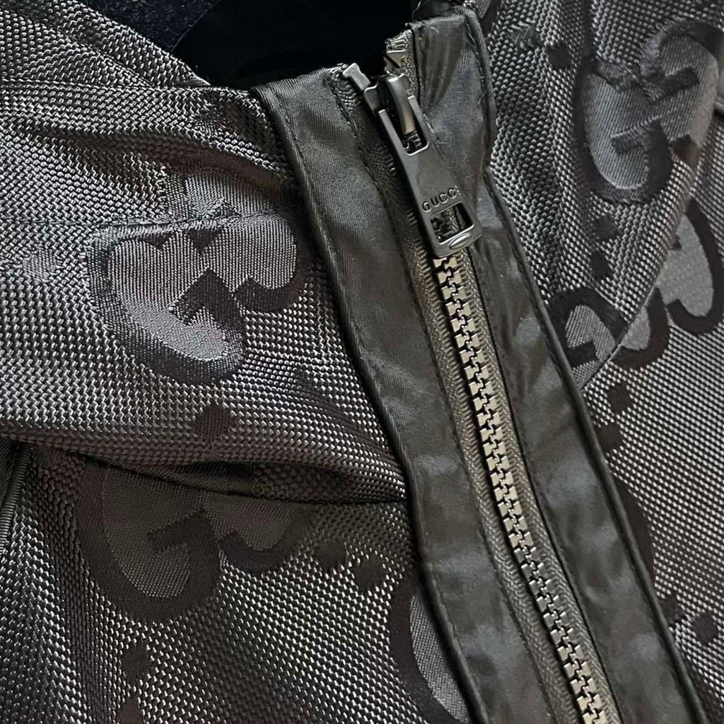 GG Embossed Nylon Windbreaker