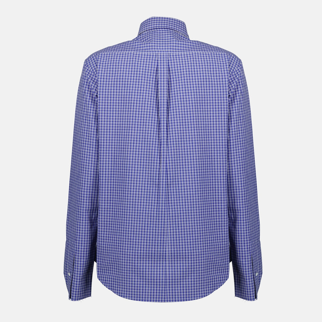 Dark Blue Checkered Shirt
