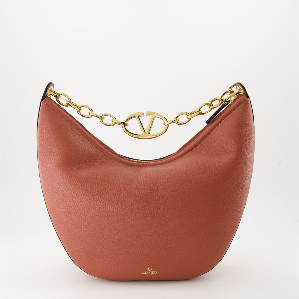 VLogo Moon Hobo Bag