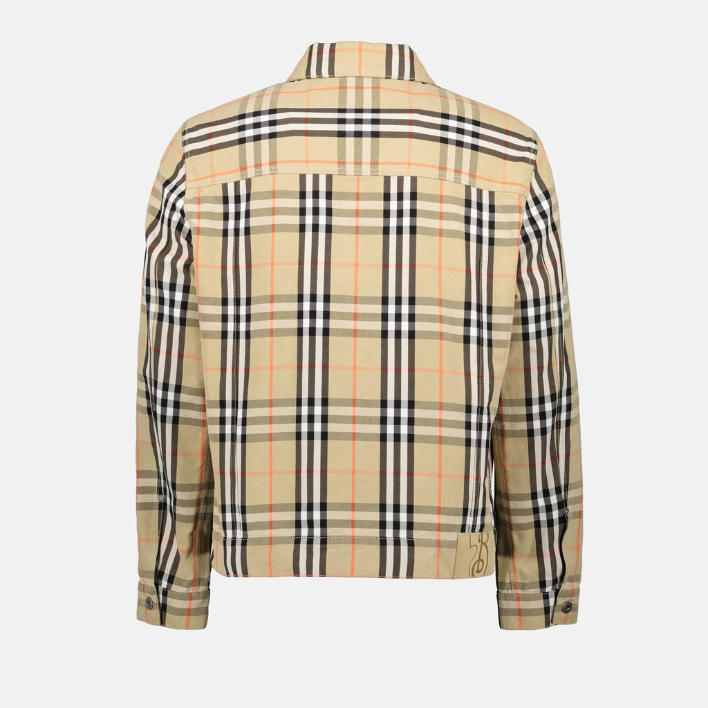 Plaid Denim Jacket