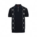 GG Diamond Chain Knit Polo