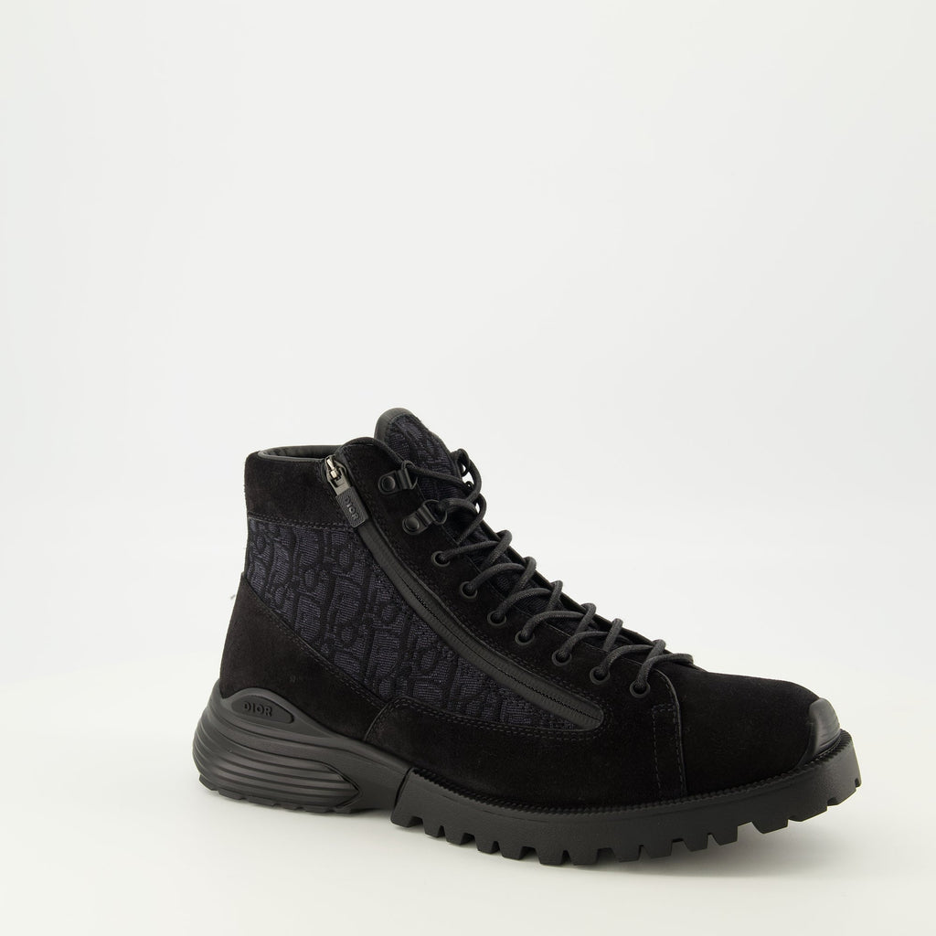 Oblique Ankle Boots