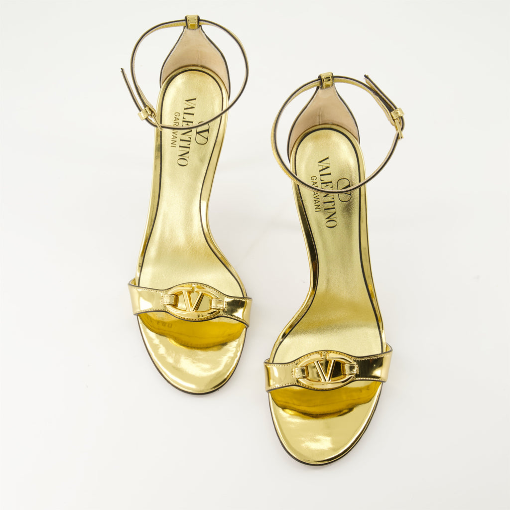 VLogo Heeled Sandals