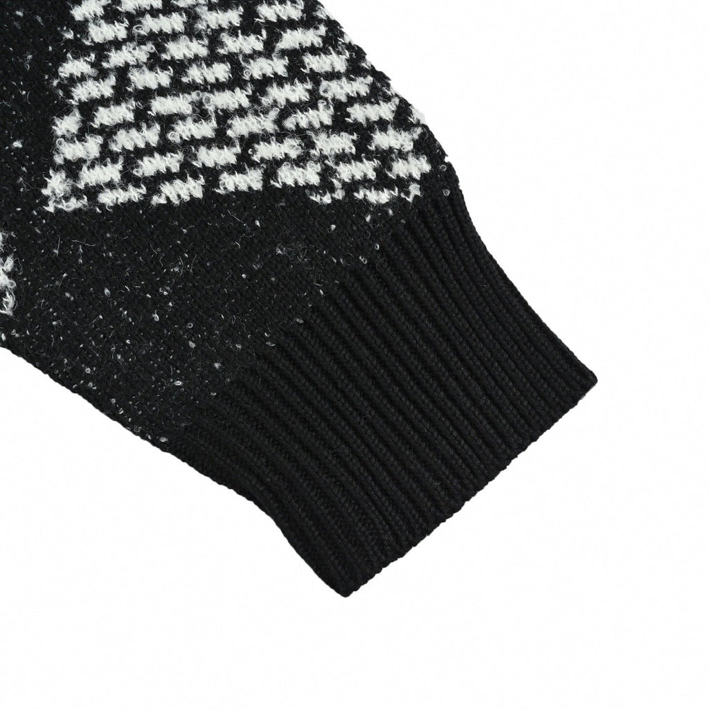 Marque Déposée Argyle Crewneck