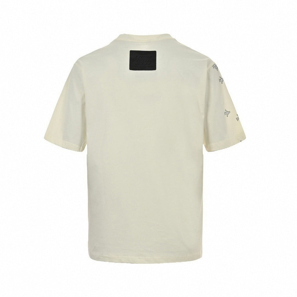 Airplane Motif LV Logo T-Shirt