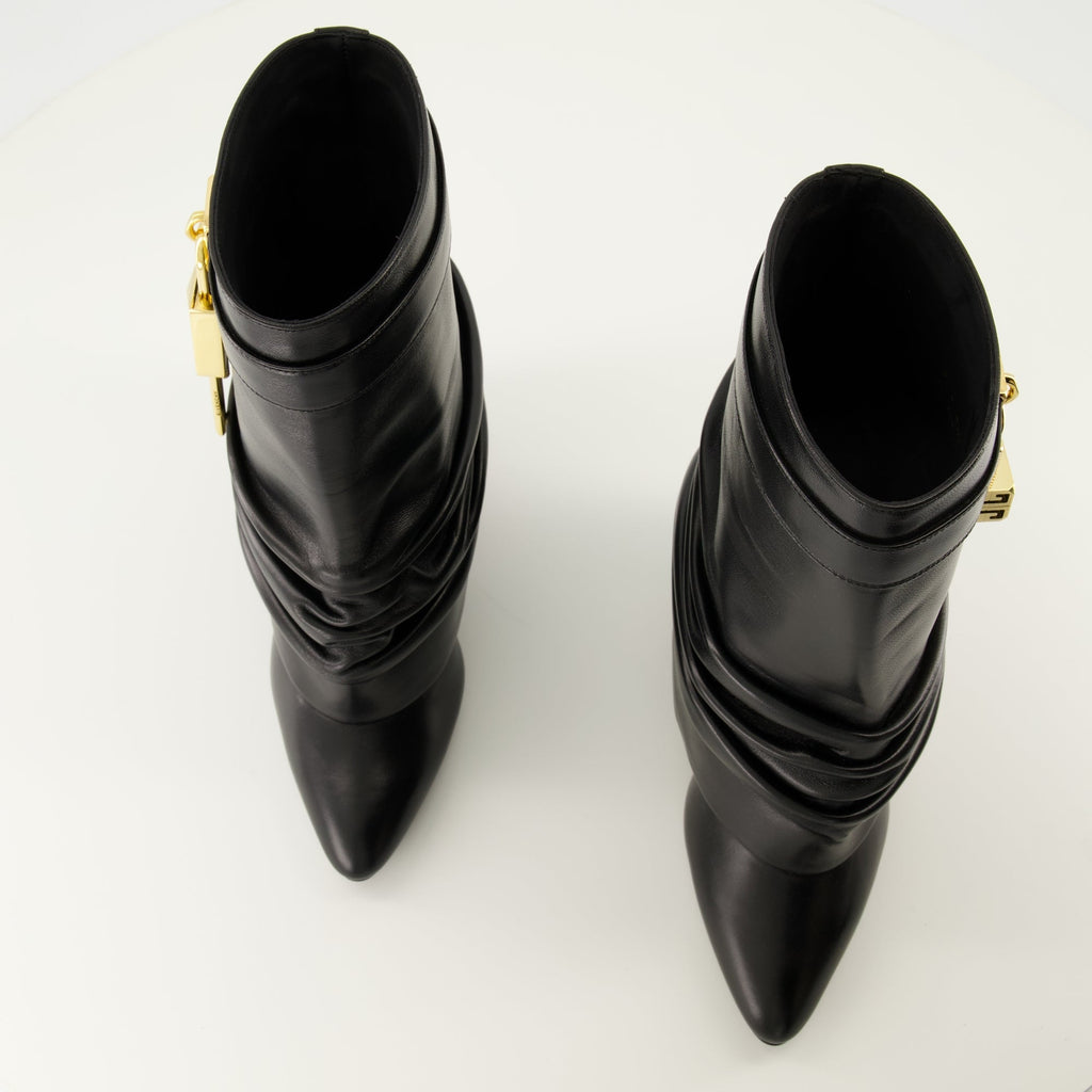 Shark Lock Ankle Boots