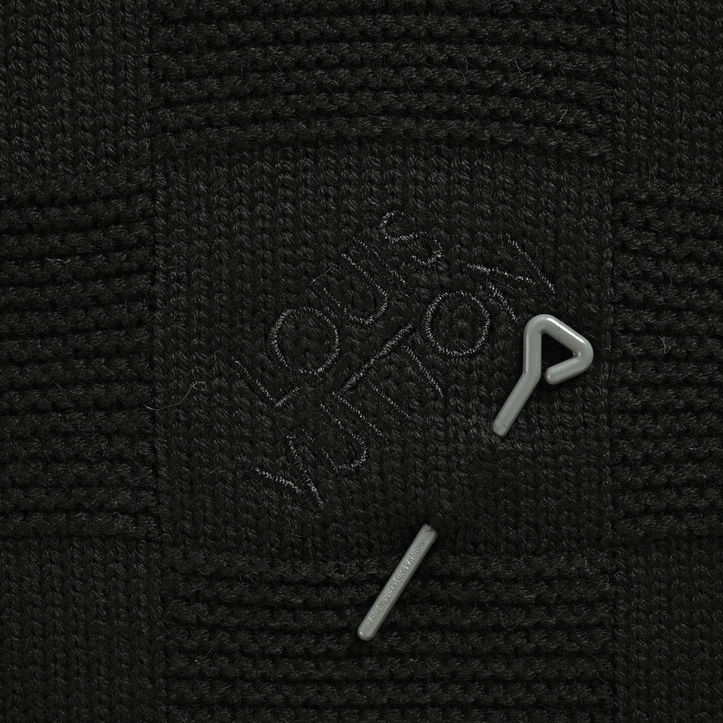 Damier Textured Sweater