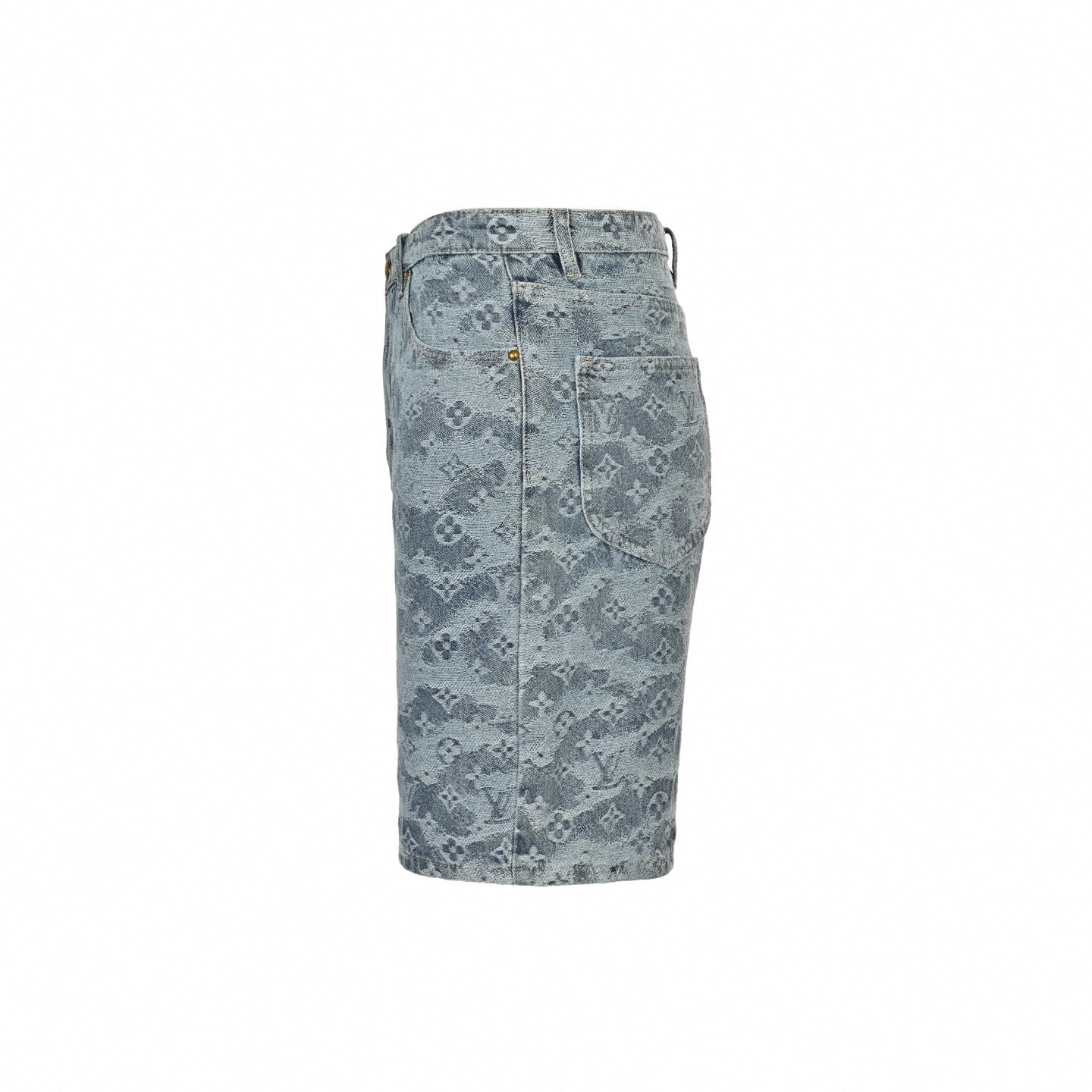 Monogram Denim Ensemble | Indigo Washed