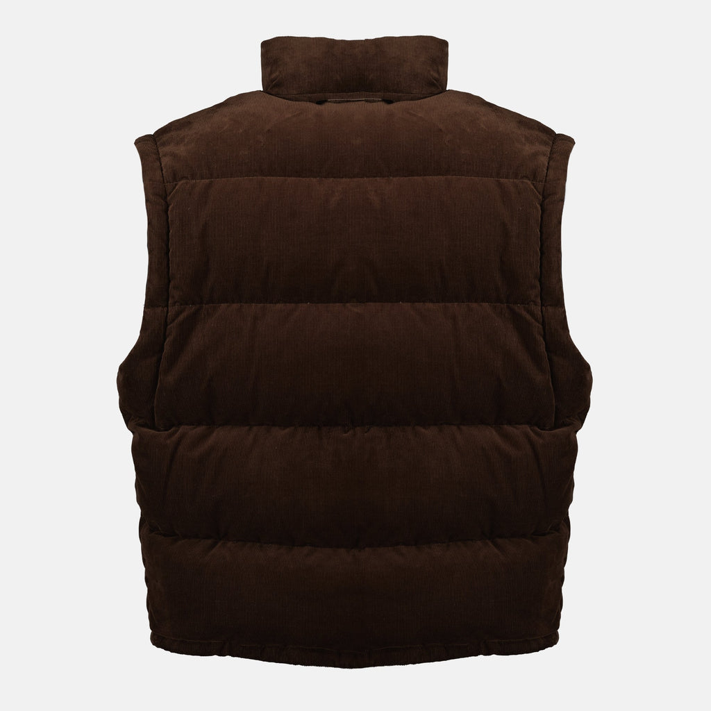 Brown Corduroy Puffer Jacket