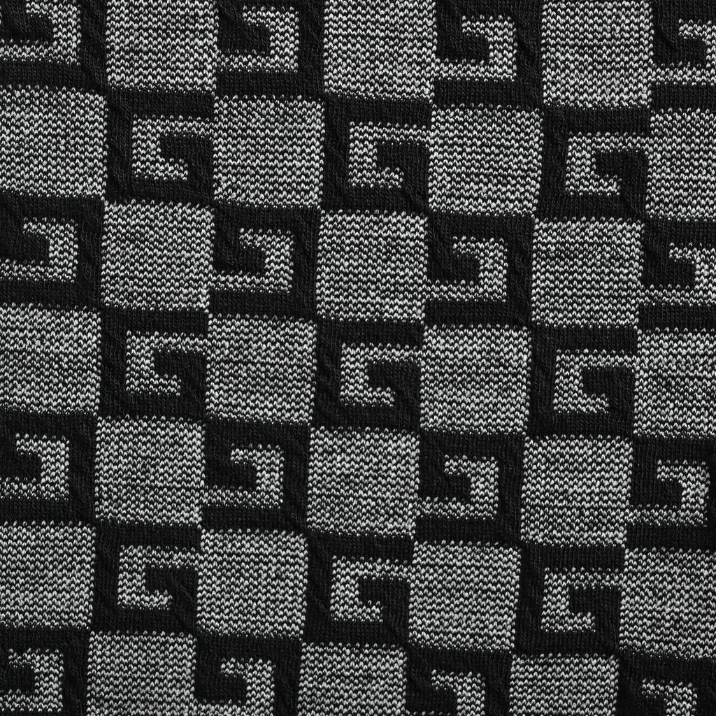 4G Checkerboard Knit T-Shirt