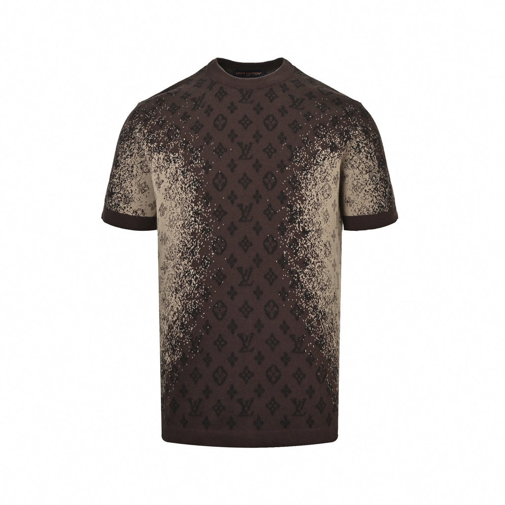 Monogram Pointillism Knit T-Shirt