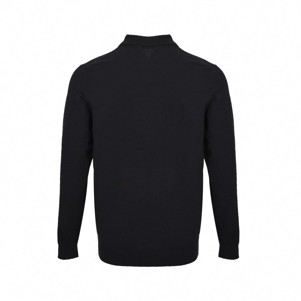Logo-Embroidered Quarter-Zip Polo | Navy