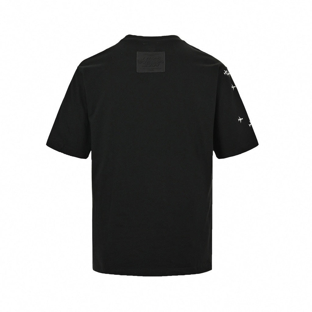 Airplane Motif LV Logo T-Shirt