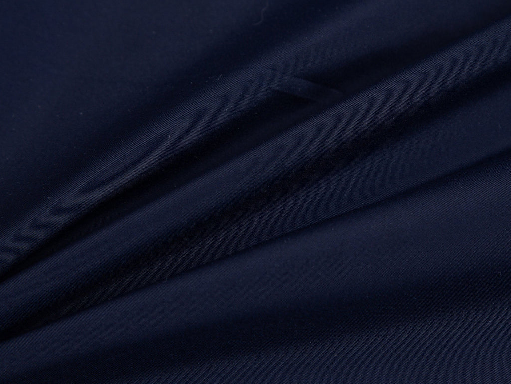 Tri-Color Stripe Hooded Windbreaker | Navy