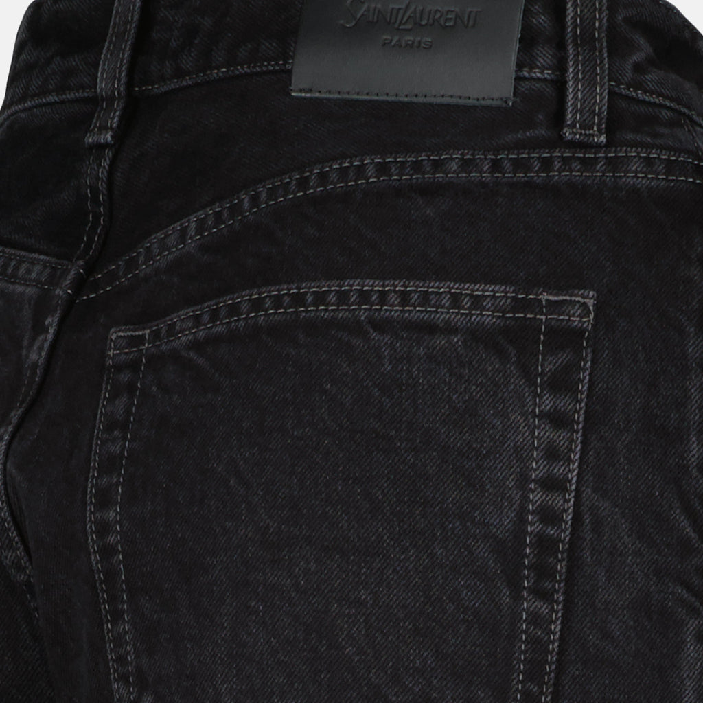 V-Waist Long Baggy Jeans