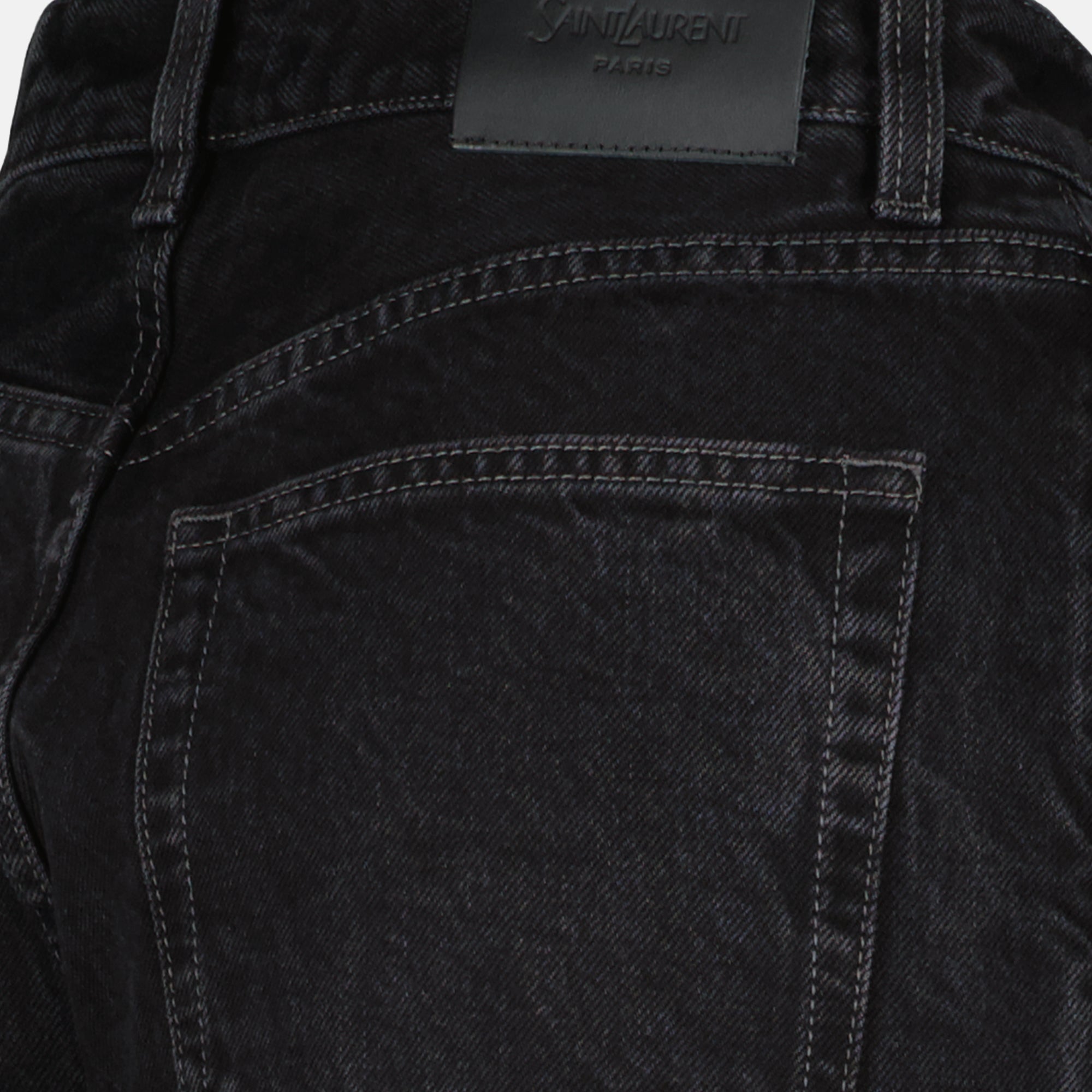 V-Waist Long Baggy Jeans