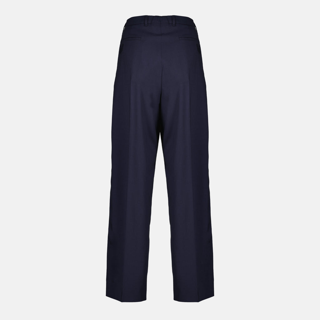 Navy Wool Trousers