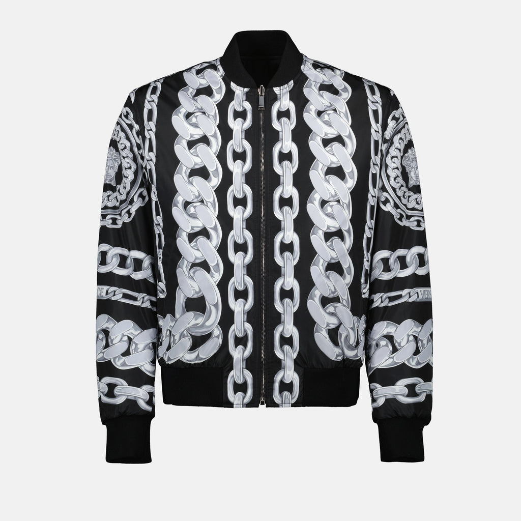 Reversible bomber jacket