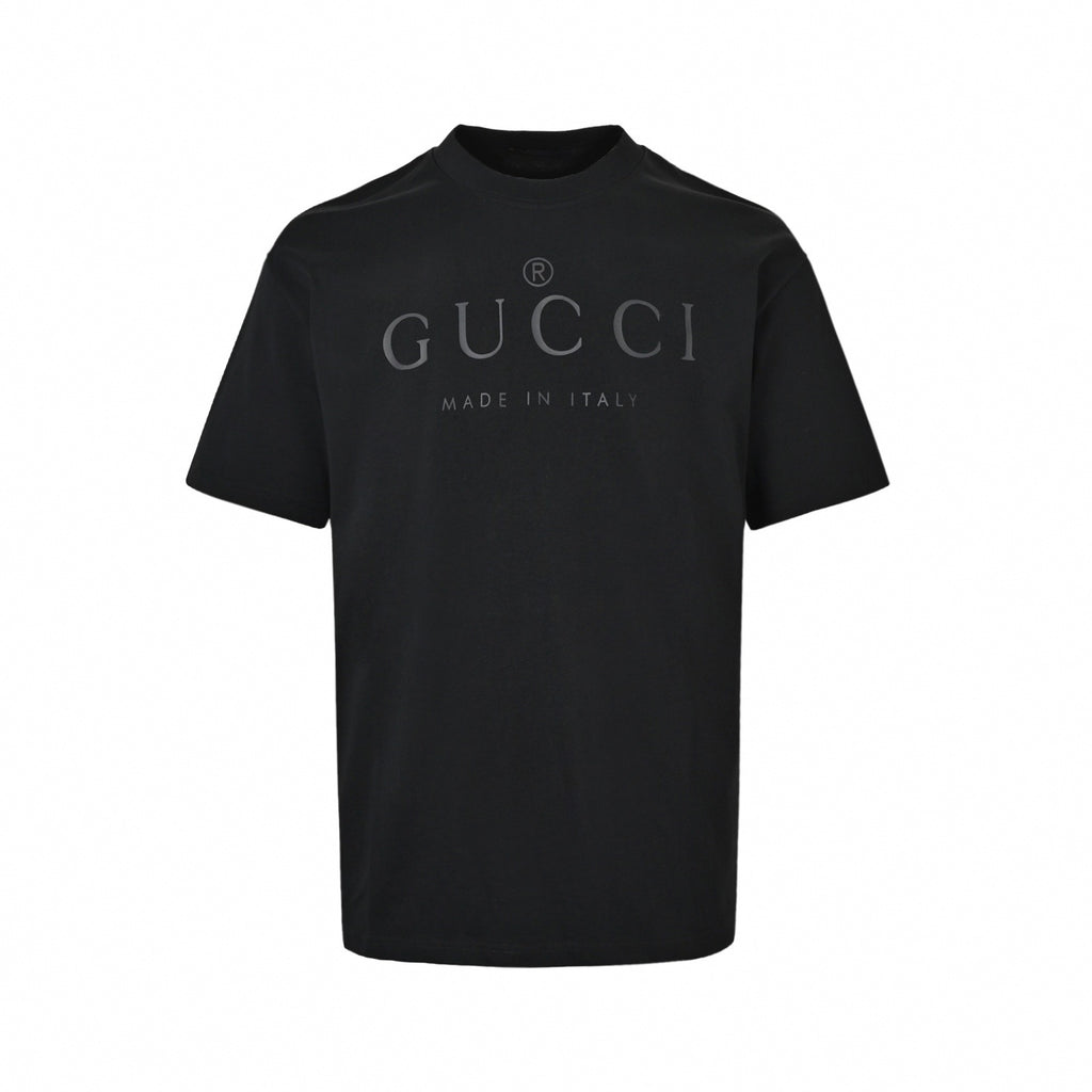 Tonal Logo Print T-Shirt | Black