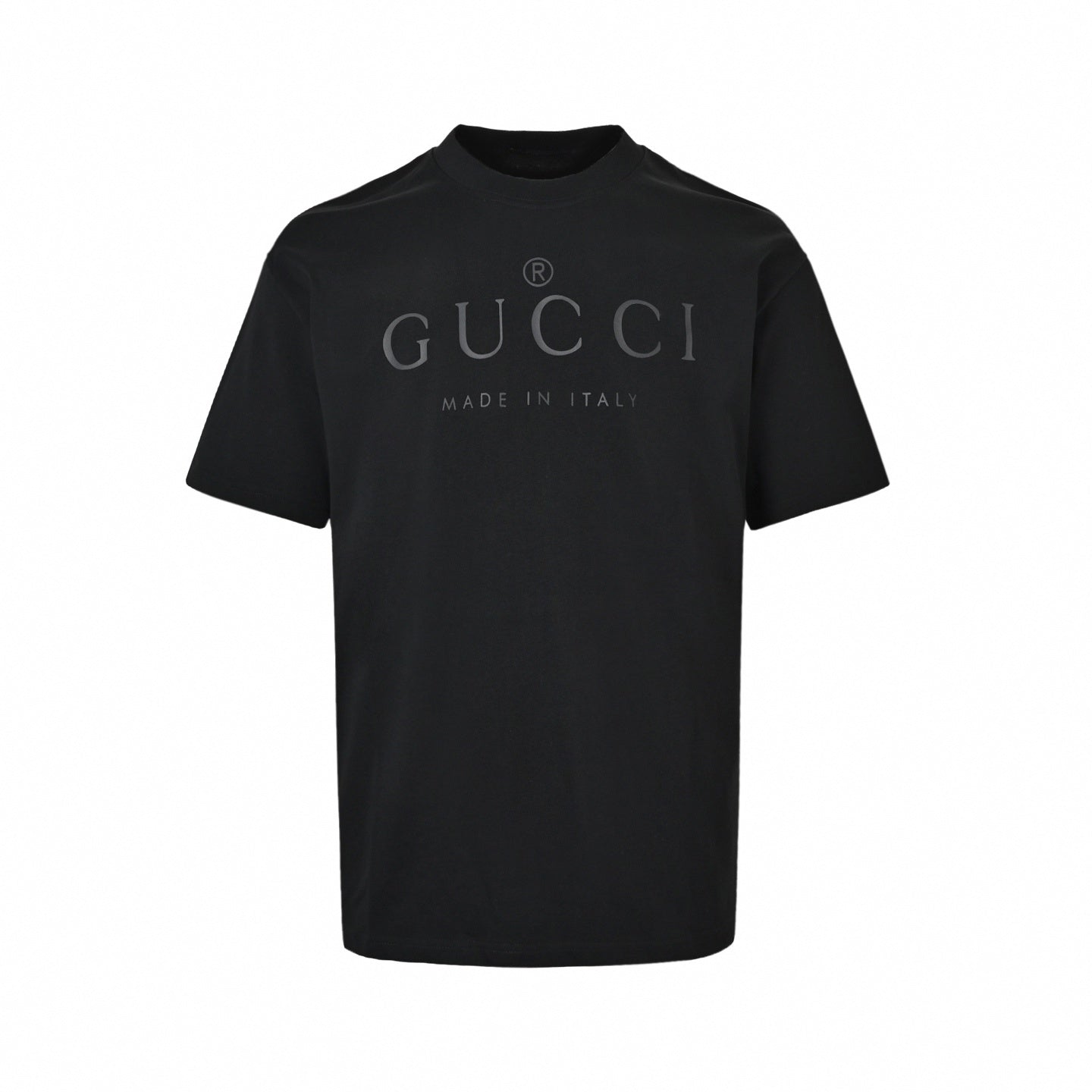 Tonal Logo Print T-Shirt | Black