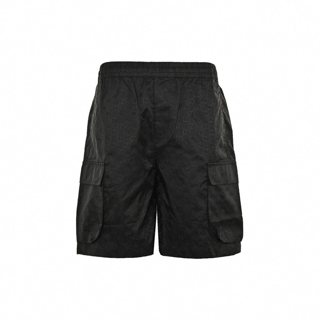 GG Monogram Nylon Cargo Shorts