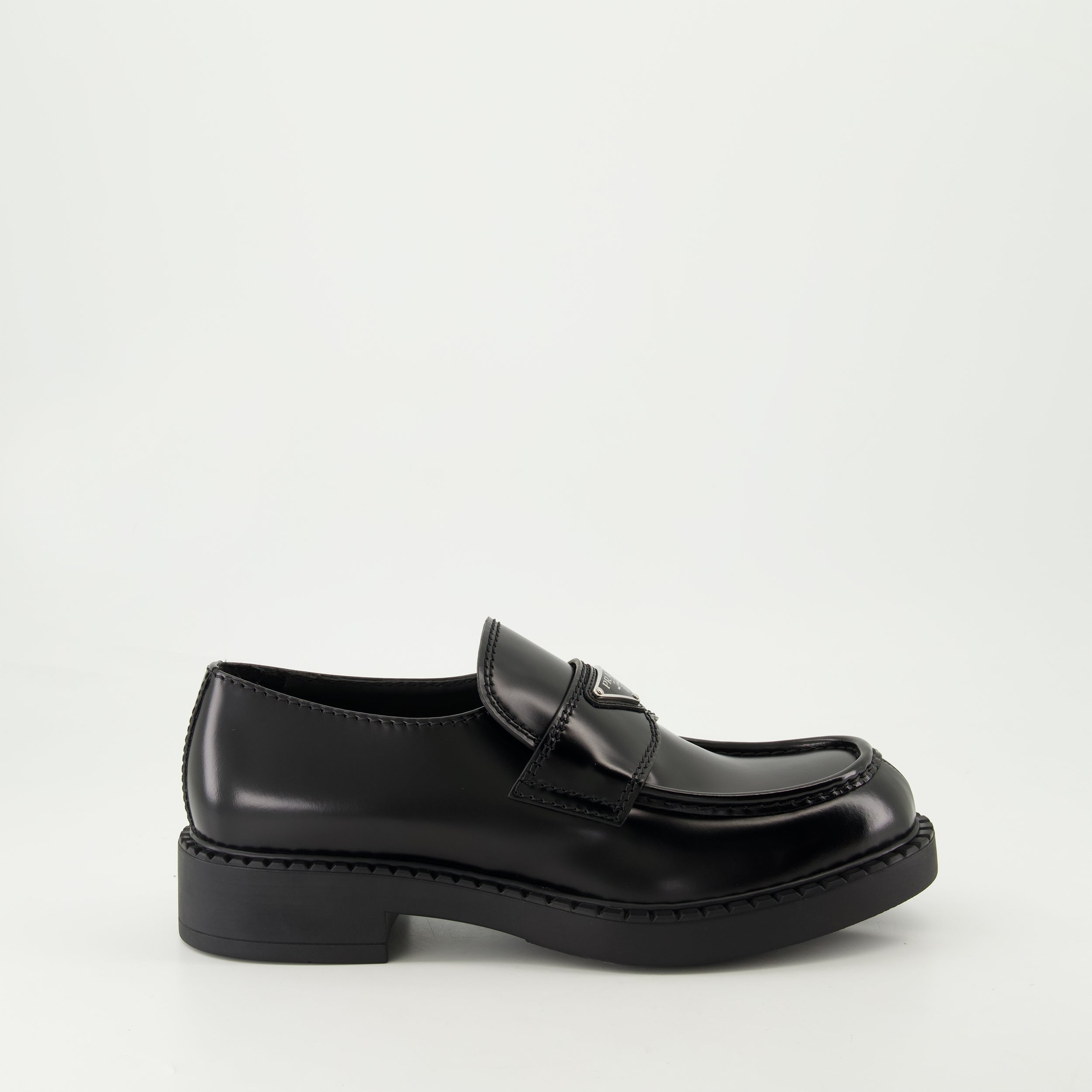 Chocolate Leather Loafers