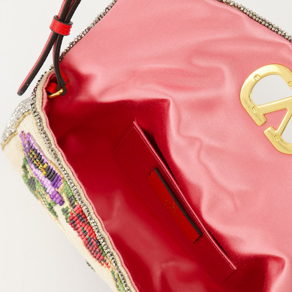 Embroidered Vain Bag