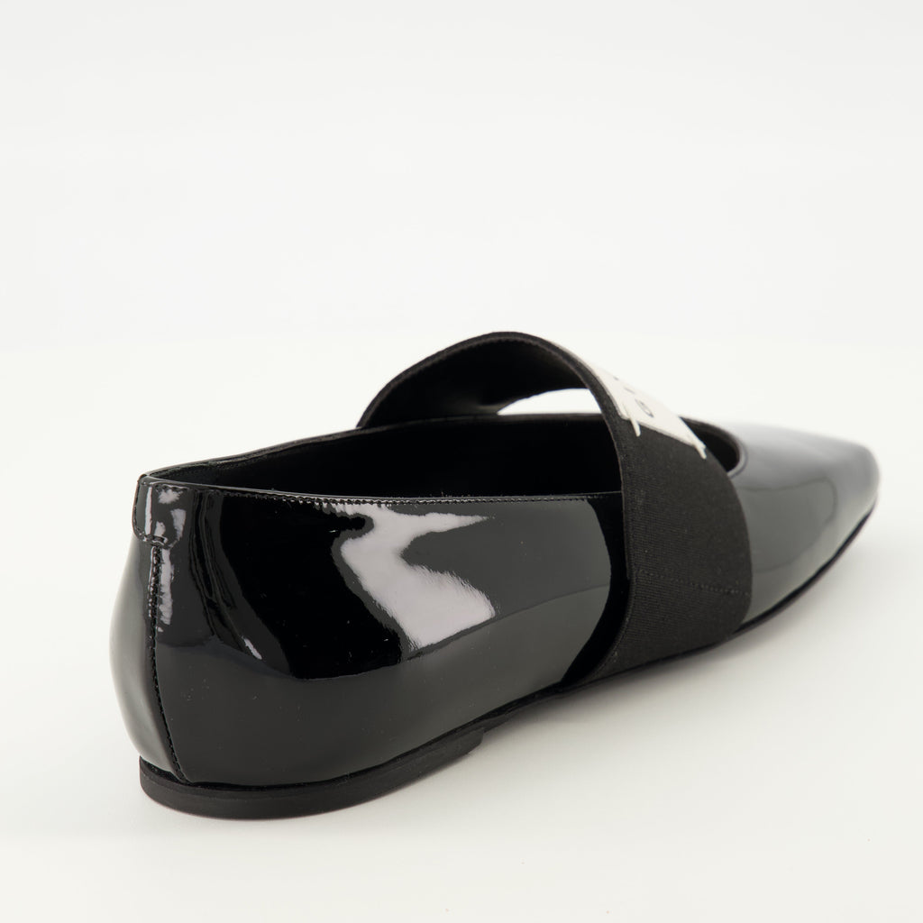 Sliced Square Ballet Flats