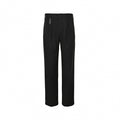 Gabardine Trousers with Triangle Logo | Black