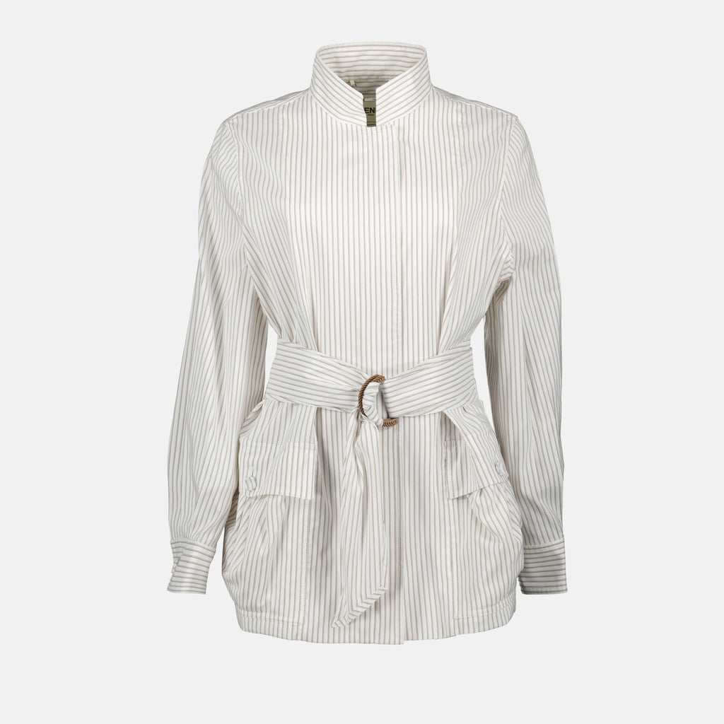 Fitted Striped Jacket