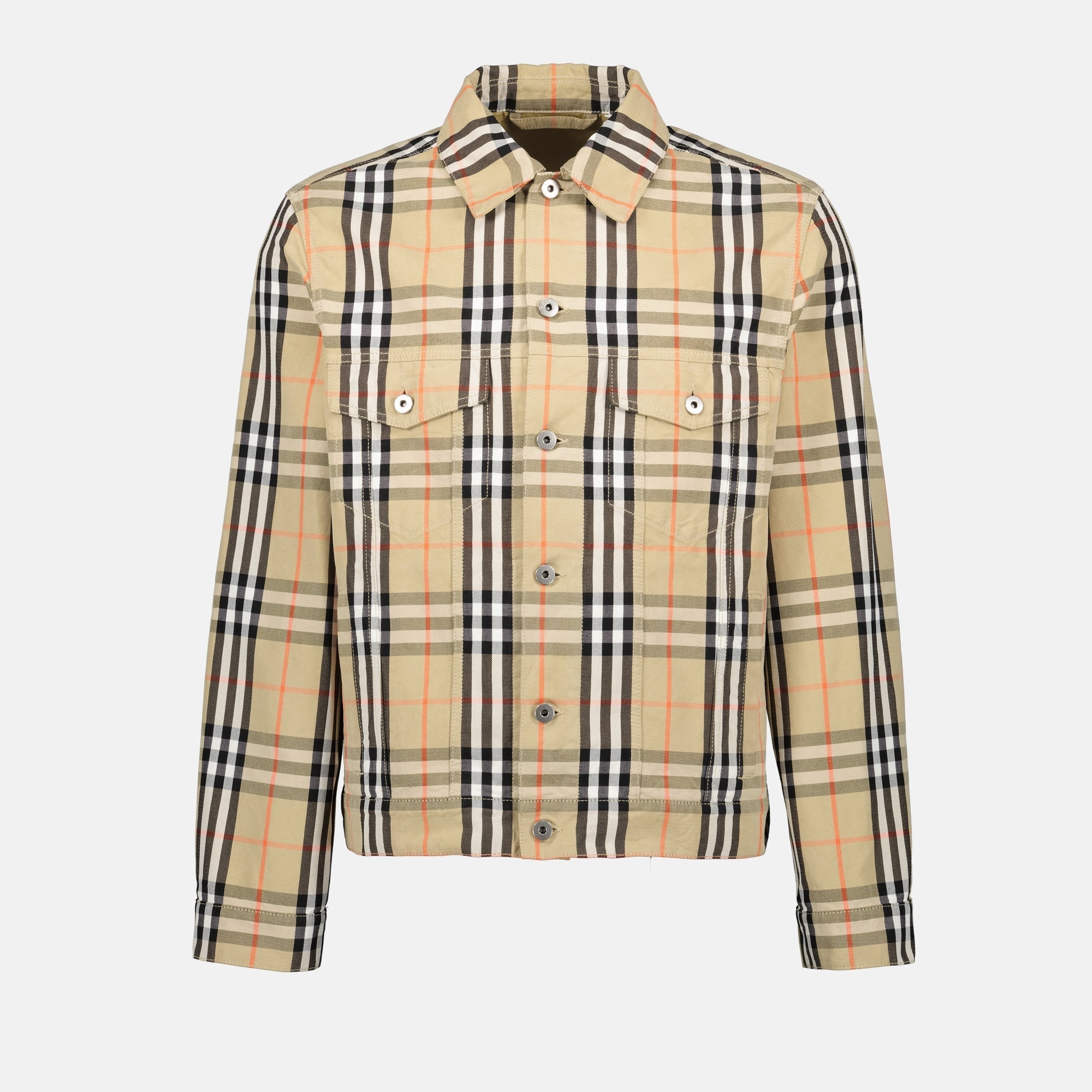 Plaid Denim Jacket