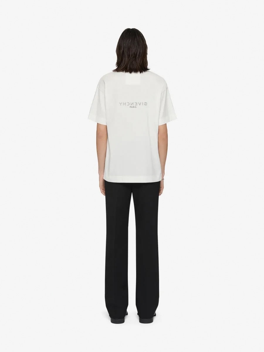 Calligraphic Monogram Logo T-Shirt | White