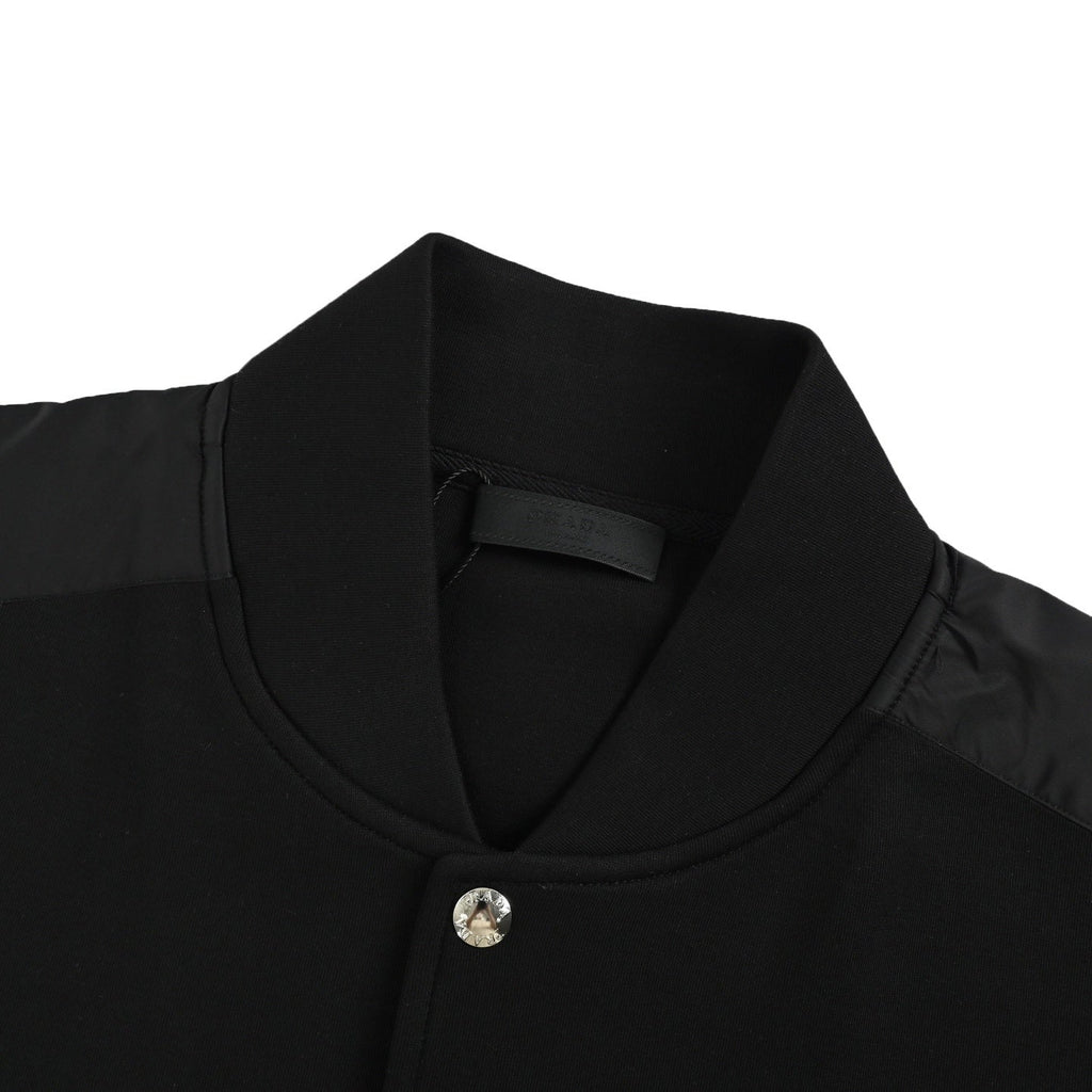 Black bomber jacket