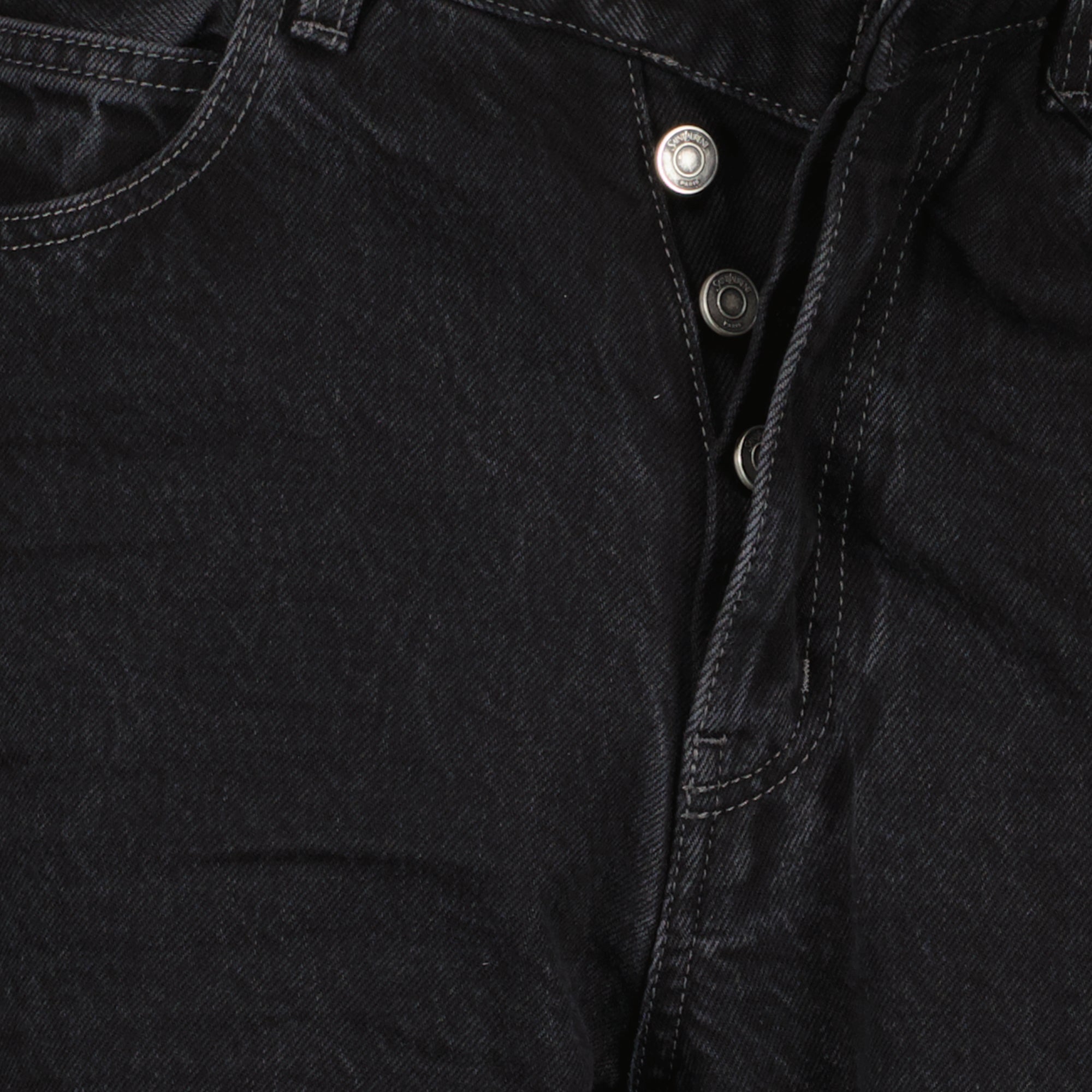 V-Waist Long Baggy Jeans